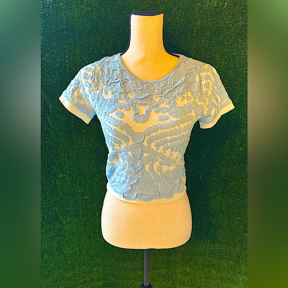 Brand New without Tags - Lucy Paris Blue & White Top, Size Large (L), EUR 42